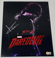 Charlie Cox Signed Autographed 11x14 Photo Daredevil Beckett BAS COA