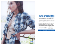 Zoey Deutch Signed Autographed 8x10 Photo The Politician Sexy Actress ACOA COA