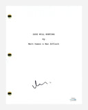 Matt Damon Signed Autographed Good Will Hunting Movie Script Screenplay ACOA COA