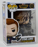 Chris Pratt Signed Funko Pop Star-Lord Guardians of The Galaxy 1201 Beckett COA
