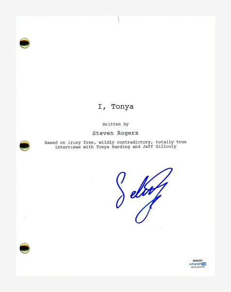 Sebastian Stan Signed Autographed I, Tonya Movie Script Full Screenplay ACOA COA