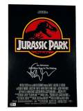 Jeff Goldblum Signed Jurassic Park Movie Poster 12x18 Photo Autograph BAS COA