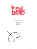Jane Levy Signed Autographed EVIL DEAD 2013 Movie Script Screenplay COA