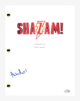 Asher Angel Signed Autographed SHAZAM Movie Script Screenplay ACOA COA
