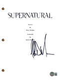 Jeffrey Dean Morgan Signed Supernatural Pilot Script Screenplay Autograph BAS