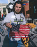 CARLOS ARREDONDO SIGNED AUTOGRAPHED 8X10 PHOTO BOSTON STRONG MARATHON HERO #2