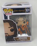 Viggo Mortensen Signed Aragorn The Lord of The Rings Funko Pop 531 Beckett COA