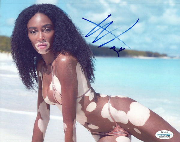 Winnie Harlow Signed Autographed 8x10 Photo Sports Illustrated Model ACOA COA