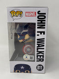 Wyatt Russell Signed Funko Pop The Falcon and The Winter Soldier John Walker BAS