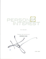 Kevin Chapman Signed Autographed PERSON OF INTEREST Pilot Script COA VD