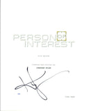Kevin Chapman Signed Autographed PERSON OF INTEREST Pilot Script COA VD