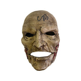 Corey Taylor Signed Slipknot Fibreglass Mask Gray Chapter Beckett Witness COA
