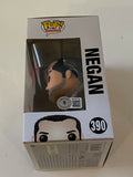 Jeffrey Dean Morgan Signed Negan Funko Pop Figure The Walking Dead Beckett COA