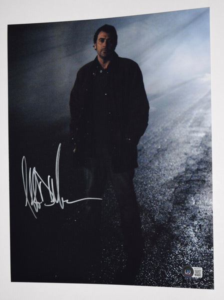 Jeffrey Dean Morgan Signed 11x14 Photo Supernatural John Winchester Beckett COA