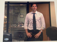 John Krasinski Signed Autograph 11x14 Photo Jim Halpert THE OFFICE Beckett COA