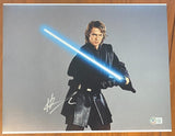 Hayden Christensen Star Wars Signed Autograph 11x14 Photo Anakin Beckett COA