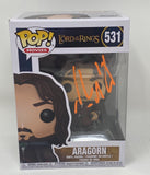 Viggo Mortensen Signed Aragorn The Lord of The Rings Funko Pop 531 Beckett COA