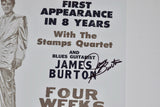 James Burton Signed 11x17 Photo Poster Elvis Presley Las Vegas Beckett BAS COA