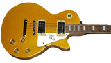 Robert Plant Signed Gold LP Style Electric Guitar Led Zeppelin Beckett BAS COA