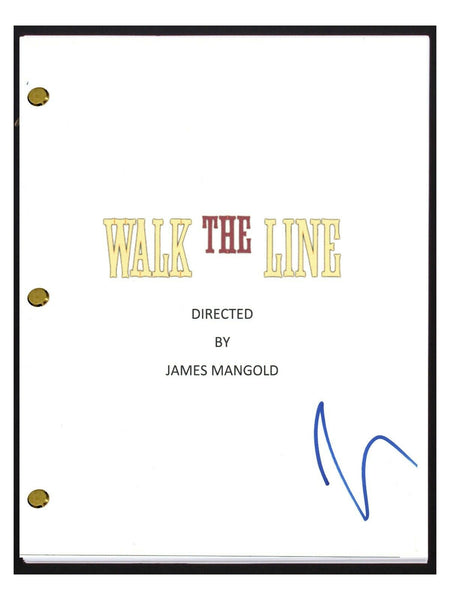 Joaquin Phoenix Signed Autographed Walk The Line Movie Script Screenplay COA