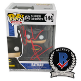 Christian Bale Signed Autographed Batman Funko Pop #144 Dark Knight Beckett COA