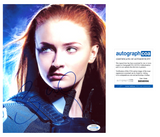 Sophie Turner Signed Autograph 8x10 Photo X-Men Dark Phoenix Jean Grey ACOA COA