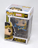 Matt Damon Signed Funko Pop Loki Agent of Asgard Thor Avengers Autograph BAS COA