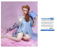 Molly Quinn Signed Autograph 8x10 Photo Castle Actress Supergirl ACOA COA