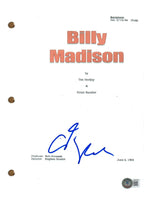 Adam Sandler Signed Autograph Billy Madison Movie Script Screenplay Beckett COA