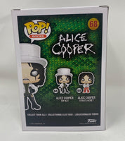 Alice Cooper Signed Autographed Funko Pop Rocks #68 Figure Beckett COA
