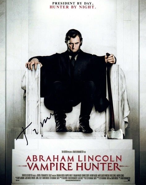 Timur Bekmambetov Signed 8x10 Photo Abraham Lincoln Vampire Hunter COA VD