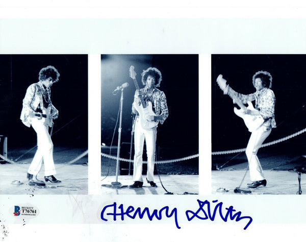 Henry Diltz Signed Autograph 8x10 Photo Jimi Hendrix Photographer Beckett COA