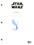 J.J. Abrams Signed Star Wars The Force Awakens Movie Script Autograph BAS COA