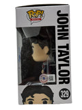 John Taylor Signed Funko Pop Rocks Duran Duran 329 Figure Autograph Beckett COA