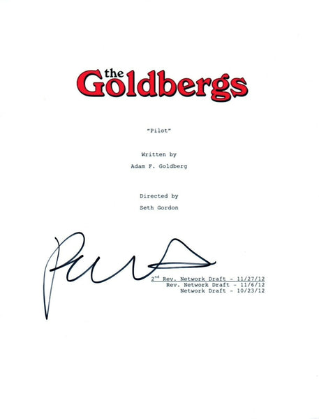 Patton Oswalt Signed Autographed THE GOLDBERGS Pilot Episode Script Narrator COA