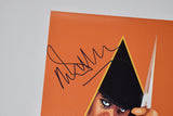 Malcolm McDowell Signed A Clockwork Orange 11x17 Movie Poster Photo Beckett COA