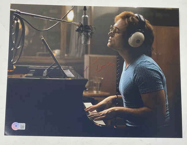Taron Egerton Signed Autographed 11x14 Photo Rocketman Elton John Beckett COA