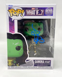 Zoe Saldana Signed Gamora Funko Pop What If Guardians of The Galaxy Beckett COA