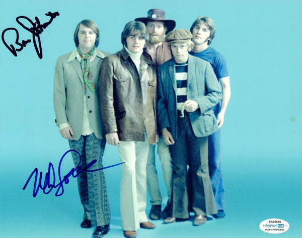 Mike Love & Bruce Johnston Signed Autographed 8x10 Photo The Beach Boys ACOA COA