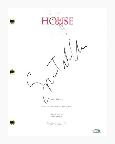 Spencer Treat Clark Signed The Last House On The Left Movie Script ACOA COA