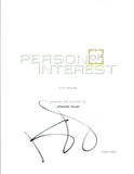Kevin Chapman Signed Autographed PERSON OF INTEREST Pilot Script COA VD