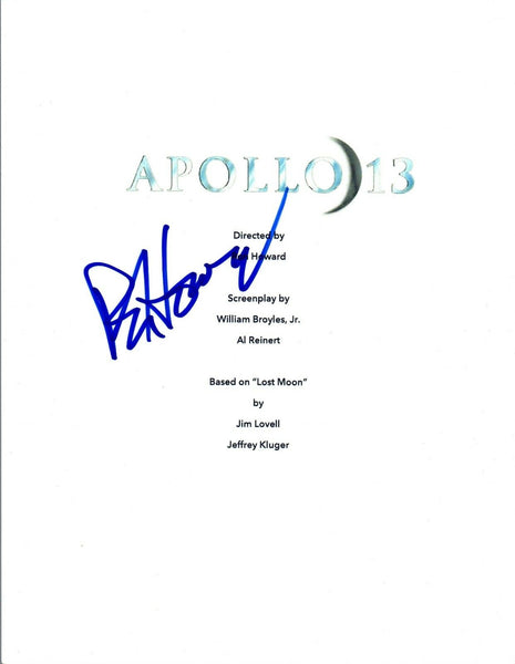 Ron Howard Signed Autographed APOLLO 13 Movie Script COA VD