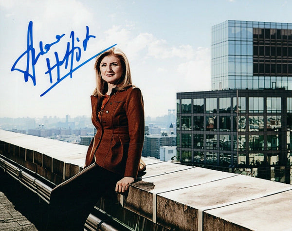 Arianna Huffington Signed Autographed 8x10 Photo The Huffington Post COA VD