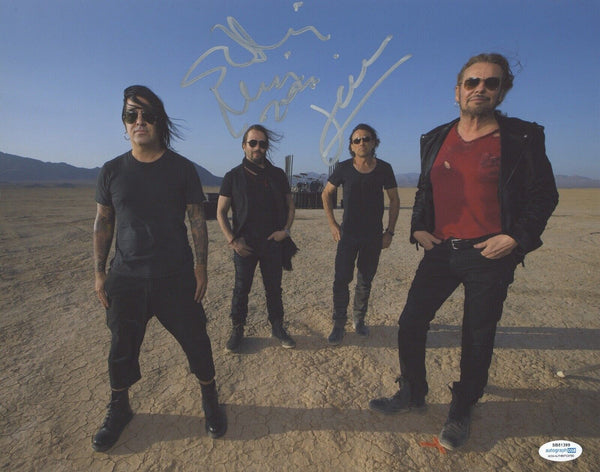 Sergio Vallin & Juan Calleros Signed Autographed 11x14 Photo Mana Band ACOA COA