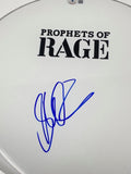 Brad Wilk Signed Autographed 12" Drumhead Prophets of Rage Drummer Beckett COA