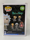 Dan Harmon Signed Rick and Morty Funko Pop Rick #1191 Autograph Beckett COA