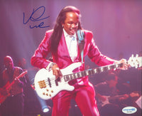 Verdine White Signed Autograph 8x10 Photo Earth, Wind & Fire Bassist ACOA COA