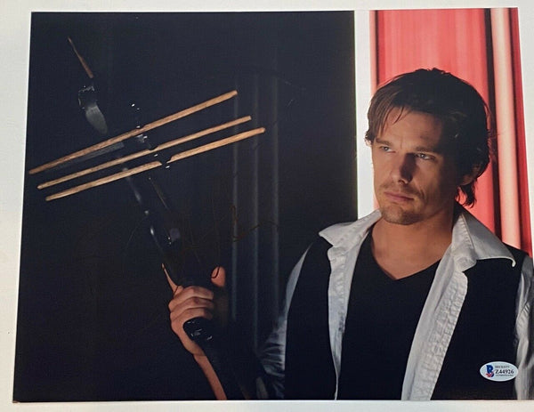 Ethan Hawke Signed Autographed 11x14 Photo Daybreakers Training Day Beckett COA