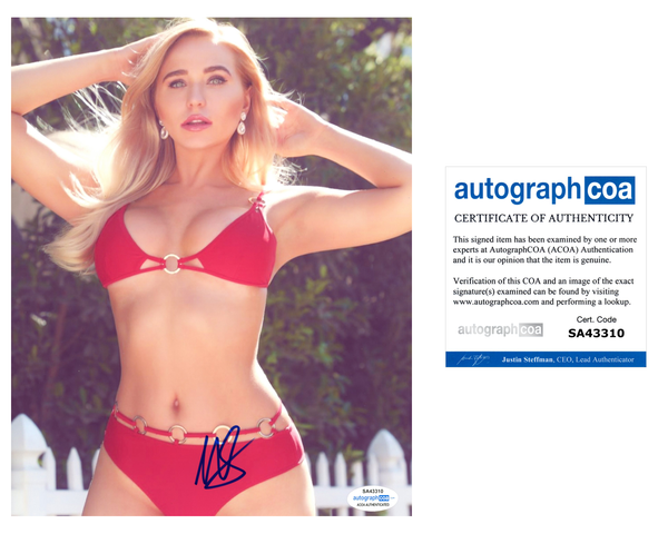 Masha Summers Signed Autographed 8x10 Photo Sexy Model ACOA COA