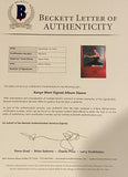 Kanye West Signed My Beautiful Dark Twisted Fantasy Vinyl Album LP Beckett COA